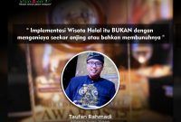 Pengamat Pariwisata Nasional Taufan Rahmadi. (Foto: Pelopor.id/FB TR)