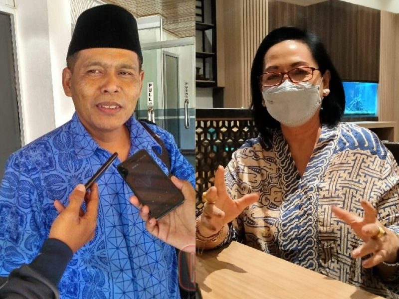Kadis Perhubungan NTB Muhammad Faozal (Kiri) dan Ketua PHRI NTB Ni Ketut Wolini. (Foto:Pelopor.id/Ist)