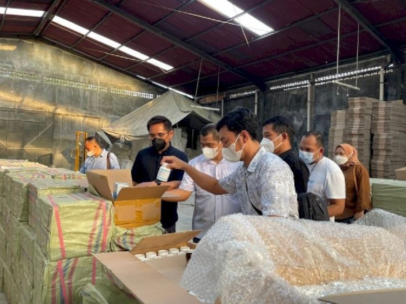 Bereskrim Polri Tangkap 2 Investor Pabrik Obat Keras Ilegal di Yogyakarta. (Foto:Pelopor.id/Polri)