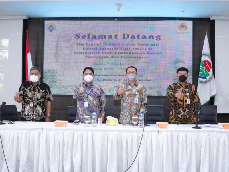 Kemendes Pertahankan Perhargaan KASN Kategori Baik Sistem Merit. (Foto:Pelopor.id/Kemendes PDTT)