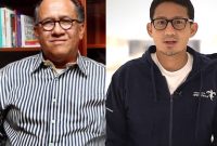 Kolase foto Sapta Nirwandar dan Sandiaga Uno. (Foto:Pelopor.id/Ist)
