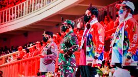 Mendagri Dampingi Presiden Buka PON XX 2021 Papua. (Foto:Pelopor.id/Kemendagri)