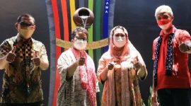 Gubernur Jawa Tengah Ganjar Pranowo menghadiri dan meresmikan Pilar Perdamaian 