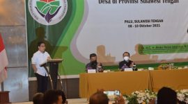 Abdul Halim Iskandar saat menghadiri Rapat Koordinasi Konsolidasi Pendampingan Masyarakat Desa di Best Western Hotel, Palu, Sabtu, 9 Oktober 2021. (Foto:Pelopor.id/Kemendes PDTT)