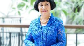 Adik Menko Luhut, Nurmala Kartini Pandjaitan Sjahrir. (Foto:Pelopor.id/@tatlerindonesia)
