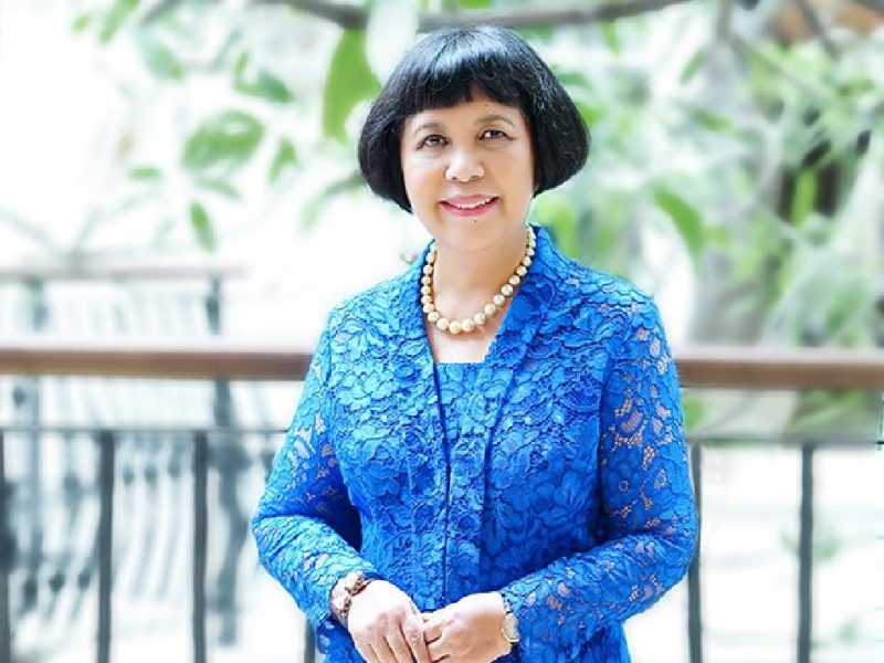 Adik Menko Luhut, Nurmala Kartini Pandjaitan Sjahrir. (Foto:Pelopor.id/@tatlerindonesia)