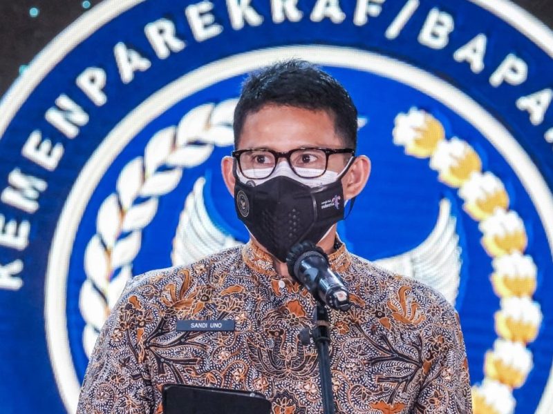 Menteri Pariwisata dan Ekonomi Kreatif Sandiaga Uno. (Foto:Pelopor.id/Kemenparekraf)