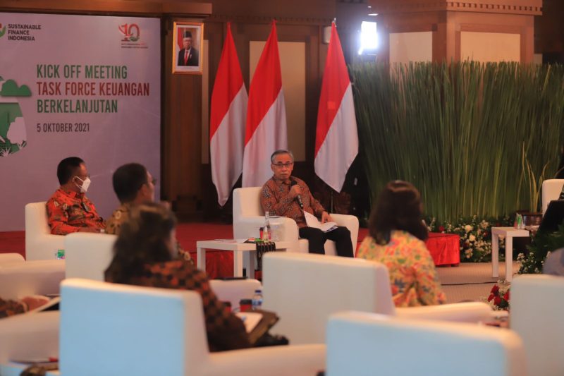 Otoritas Jasa Keuangan (OJK) membentuk Task Force Keuangan Berkelanjutan di Sektor Jasa Keuangan. (Foto: Pelopor/OJK)