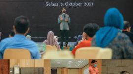 Kepala Dinas Pariwisata Nusa Tenggara Barat (NTB) Yusron Hadi menemui para pelaku usaha pariwisata dan ekonomi kreatif di Lombok, NTB, Selasa (05/10/2021). (Foto: Pelopor/Dinas Pariwisata NTB)