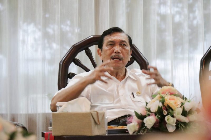 Menteri Koordinator Bidang Kemaritiman dan Investasi (Menko Marves) Luhut Binsar Pandjaitan. (Foto: Pelopor/Kemenko Marves)