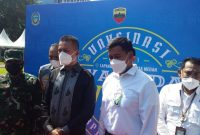 Kapoksahli Pangdam I/BB Tinjau Pelaksanaan Vaksinasi Bersama BP Jamsostek. (Foto: Pelopor/tniad.mil.id)