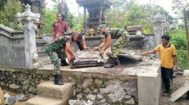 TNI Gerak Cepat Atasi Bencana Gempa di Bangli dan Karangasem Bali. (Foto: Pelopor/tniad.mil.id)
