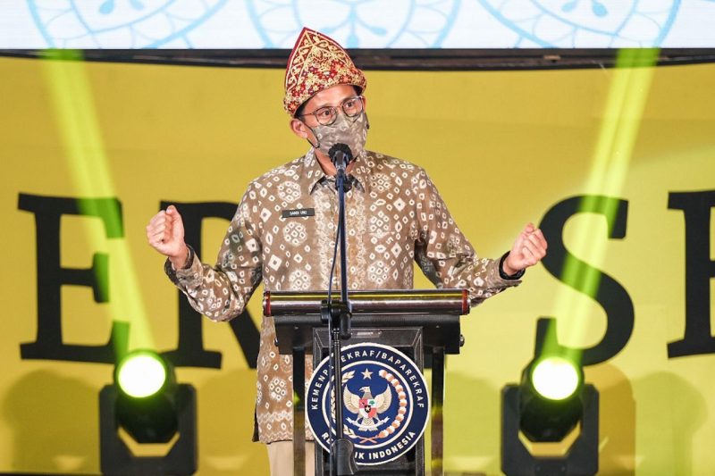Menteri Pariwisata dan Ekonomi Kreatif RI Sandiaga Uno. (Foto: Pelopor/Kemenparekraf)