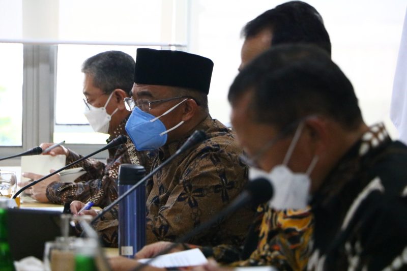 Rapat Koordinasi Persiapan Angkutan Natal 2021 dan Tahun Baru 2022. (Foto: Pelopor/Kemenko PMK)