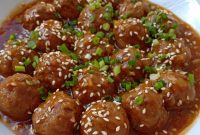 Sweet Sauce Korean Meatballs. (Foto: Pelopor/ Instagram @lenny_odelia_tan)