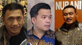 Gede Pasek Suardika (kiri), Gerry Habel Hukubun (tengah), Mohamad Ongen Sangaji (kanan). (Foto: Pelopor/Ist.)