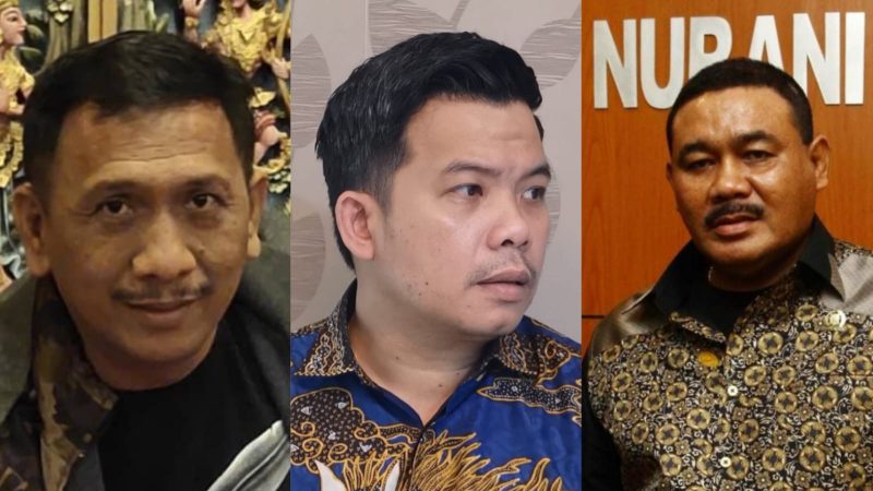 Gede Pasek Suardika (kiri), Gerry Habel Hukubun (tengah), Mohamad Ongen Sangaji (kanan). (Foto: Pelopor/Ist.)