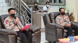 Polda Gorontalo Buka Posko Pengaduan Pinjol Ilegal. (Foto: Pelopor/Tribratanews)