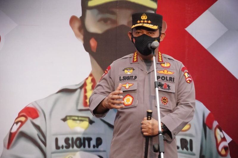 Kapolri Jenderal Polisi Listyo Sigit Prabowo. (Foto: Pelopor/Tribratanews)