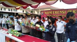 Polisi Berhasil Ungkap Penyelundupan 23 Kg Sabu di Medan. (Foto: Pelopor/Tribratanews)