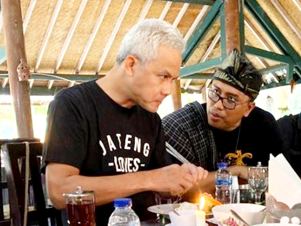 Taufan Rahmadi dan Ganjar Pranowo