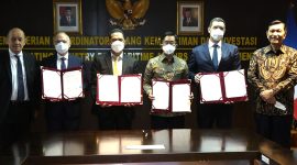 Prancis dan Indonesia melakukan penandatangan Letter of Intent (LoI) mengenai Kerja sama Percepatan Transisi Energi di Indonesia. (Foto:Pelopor.id/Kemenko Marves)