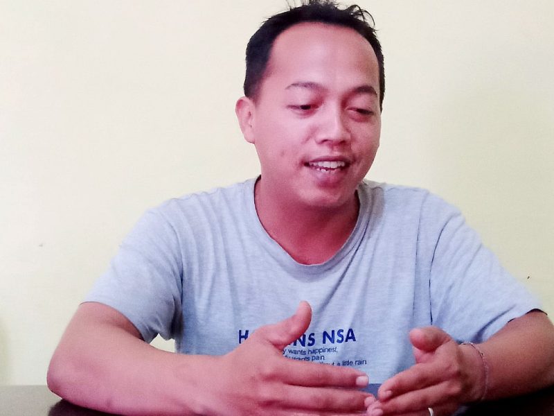 Ketua Pokdarwis Desa kembang kuning, Musanip. (Foto:Pelopor.id/Tantri Lestari)