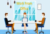 Ilustrasi Work from office (WFO). (Foto:Pelopor.id/Tribrata)