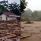 Banjir bandang pada Sabtu sore (27/112021) di Sukawening, Garut, Jawa Barat. (Foto:Pelopor.id/Ist)