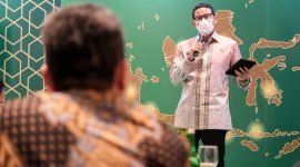 Menteri Pariwisata dan Ekonomi Kreatif/Kepala Badan Pariwisata dan Ekonomi Kreatif Sandiaga Salahuddin Uno berharap kolaborasi dengan Grab Indonesia bisa berlanjut. (Foto: Pelopor/Kemenparekraf)