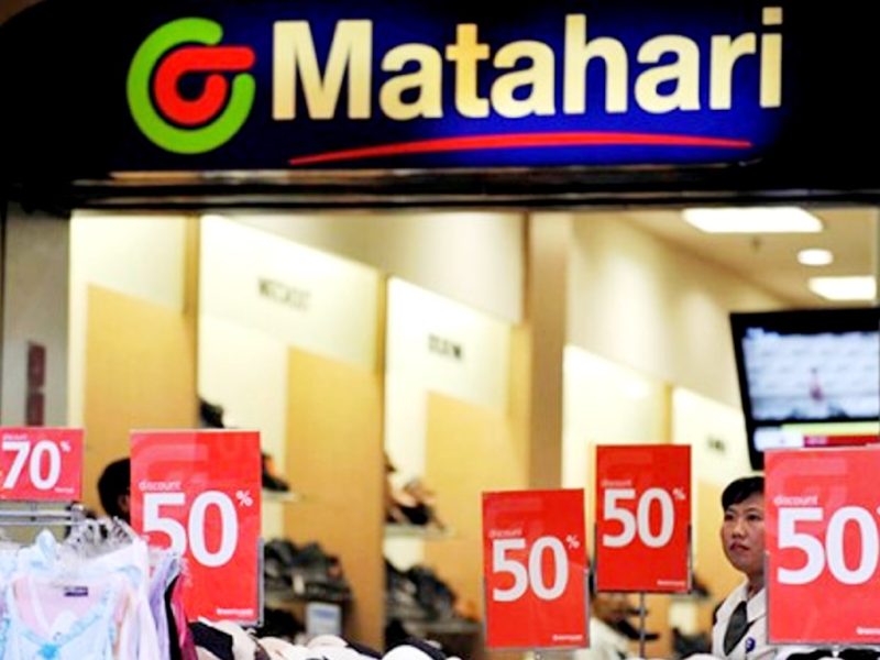 Gerai Matahari Department Store. (Foto:Pelopor.id/Antara/ Prasetyo Utomo)