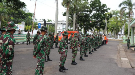 TNI Gelar Latihan Lintas Instansi Penanggulangan Bencana. (Foto: Pelopor/tniad.mil.id)