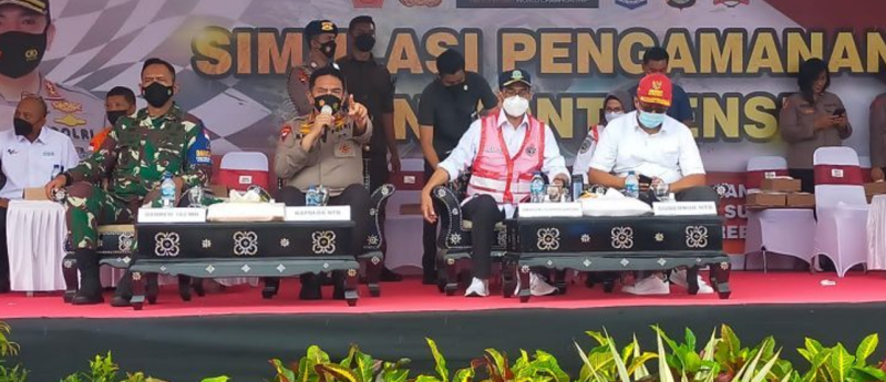 Menteri Perhubungan Apresiasi Persiapan Pengamanan Event Idemitsu Asia Talent Cup (IATC) dan World Superbike (WSBK). (Foto: Pelopor/tniad.mil.id)