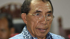 Politikus senior Max Sopacua meninggal dunia di RSPAD Gatot Subroto, Jakarta, pada Rabu (17/11/2021). (Foto: Pelopor/Antara)