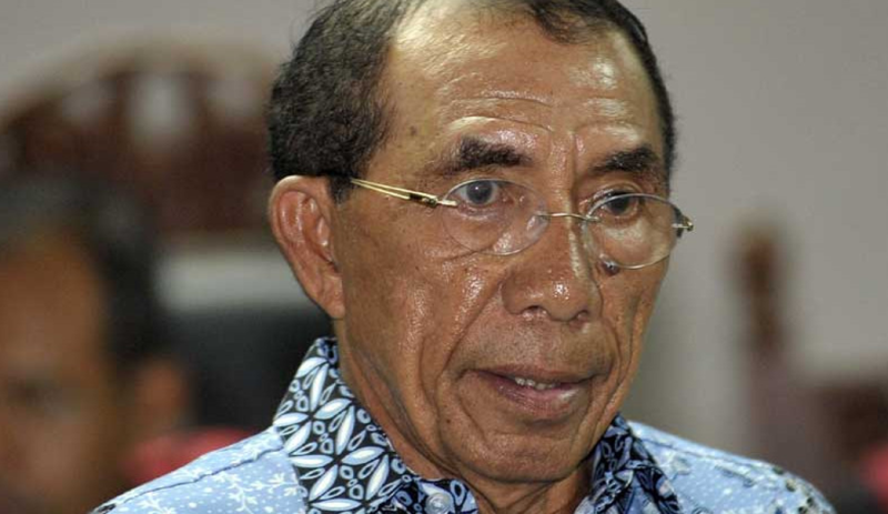 Politikus senior Max Sopacua meninggal dunia di RSPAD Gatot Subroto, Jakarta, pada Rabu (17/11/2021). (Foto: Pelopor/Antara)