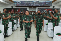 KSAD Jenderal TNI Dudung Abdurachman Dudung Abdurachman kunjungi prajurit di wilayah Indonesia timur. (Foto: Pelopor/tniad.mil.id)