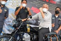 MenkopUKM Teten Masduki dalam acara Kustomfest 2021 yang diselenggarakan oleh PT Pegadaian, Jakarta, Jumat (5/11/2021). (Foto:Pelopor.id/KemenkopUKM)