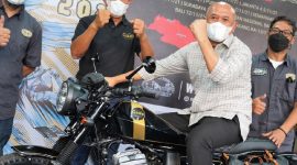 MenkopUKM Teten Masduki dalam acara Kustomfest 2021 yang diselenggarakan oleh PT Pegadaian, Jakarta, Jumat (5/11/2021). (Foto:Pelopor.id/KemenkopUKM)