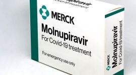 Obat covid-19 Molnupiravir. (Foto: Pelopor.id/rarrarorro / Shutterstock.com)