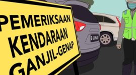 ilustrasi ganjil genap. (Foto:Pelopor.id/Tribrata)