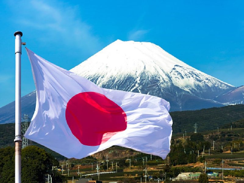 Ilustrasi bendera Jepang. (Foto: Pelopor.id/iStock by getty image)