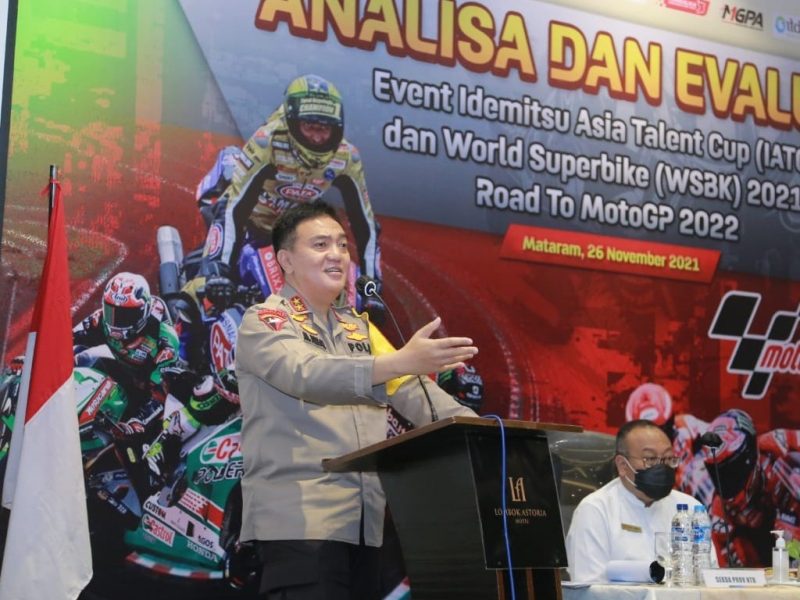 Polda NTB Terima Catatan dari Dorna Sport Terkait WSBK 2021. (Pelopor.id/Ist)