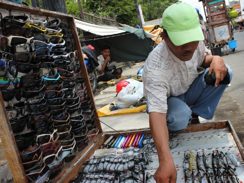 Ilustrasi pedagang kaki lima. (Foto: Pelopor.id/Ist)