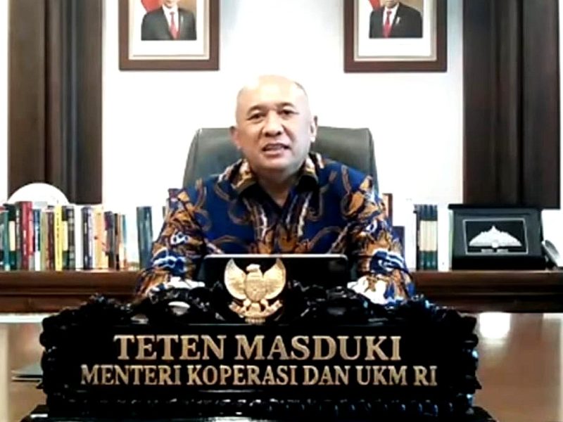 Menteri Koperasi dan UKM (Menkop UKM) Teten Masduki. (Foto:Pelopor.id/Kemenkop UKM)
