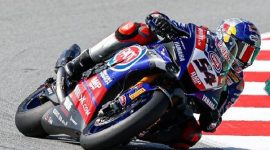 Ilustrasi balapan WSBK. (Foto:Pelopor.id/Reuters/DAX Images)