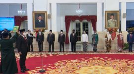 Sah, Jokowi Lantik Suharyanto Jadi Kepala BNPB. (Foto:Pelopor.id/Setpres)