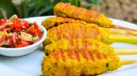Sate lilit ikan. (Foto: Pelopor/Cookpad)