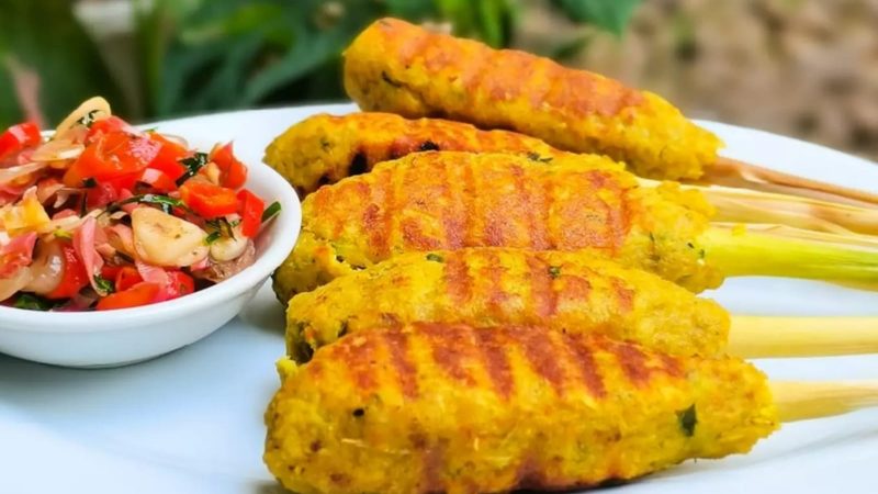 Sate lilit ikan. (Foto: Pelopor/Cookpad)