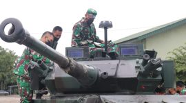 Dinas Penelitian dan Pengembangan TNI AD menggelar Uji Fungsi Program Litbanghan Prototipe I Laser Warning System (LWS) untuk kendaraan tempur (ranpur) Tank Scorpion, Kamis, (11/11/2021). (Foto: Pelopor/tniad.mil.id)