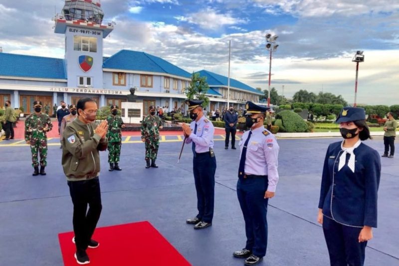 Bertolak ke NTB, Presiden Jokowi Resmikan Sirkuit Mandalika. (Foto: Pelopor/Instagram @jokowi)